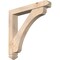 Ekena Millwork Legacy Arts and Crafts Smooth Bracket w/ Offset Brace, Douglas Fir, 5 1/2"W x 34"D x 34"H BKT0604X34X34LEC03SDF - alternate 1